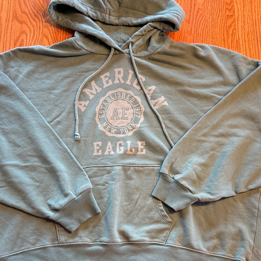 American Eagle Outfitters Green Hoodie